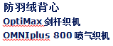 防羽绒背心--OptiMax剑杆织机\OMNIplus 800喷气织机