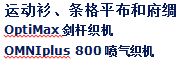 运动衫、条格平布和府绸--OptiMax剑杆织机\OMNIplus 800喷气织机