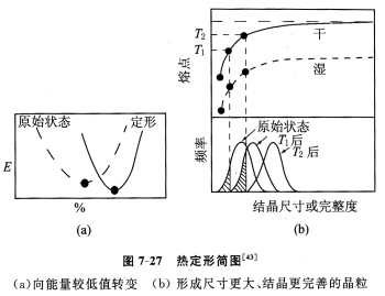 热定形中的定形机理