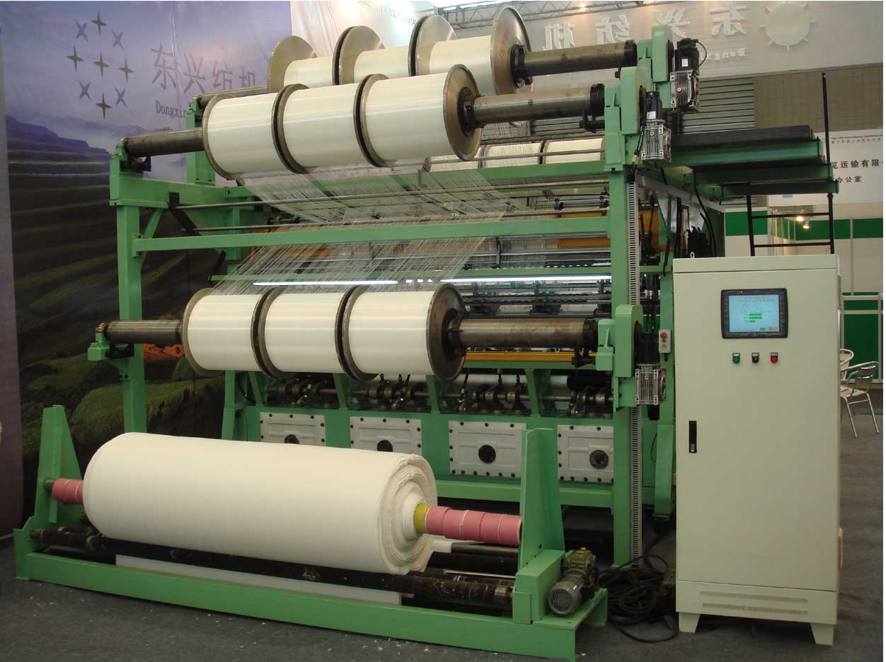 高速双针床经编机