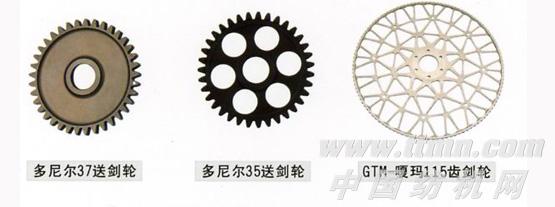 37送剑轮、多尼尔35送剑轮、GTM-嘎玛115齿剑轮