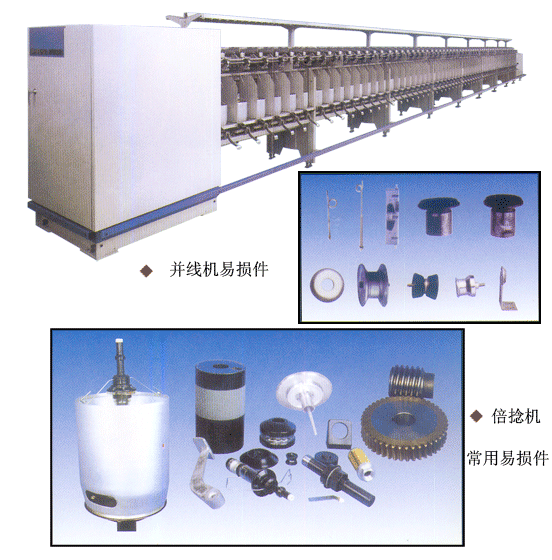 倍捻机配件，并线机配件