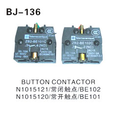 BUTTON CONTACTOR N1015121∕常闭触点∕BE102 N1015120∕常开触点∕BE101