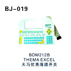 BDM212B THEMA EXCEL天马优秀薄膜开关