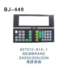 627510-61A-1 MEMBRANE  ZA203∕205∕209i  薄膜面板