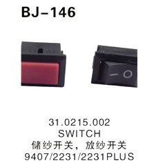 31.0215.002 SWITCH 储纱开关，放纱开关 9407∕2231∕2231PLUS