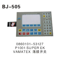 0860101-53127 P1001 SUPER EK VAMATEX 薄膜开关