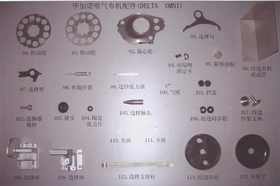 毕加诺喷气系列纺机配件5
