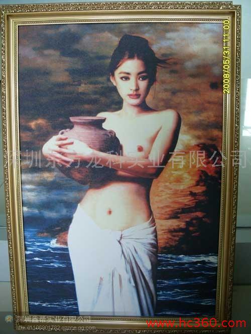 供应油画彩印机纺织布料打印机喷画设备