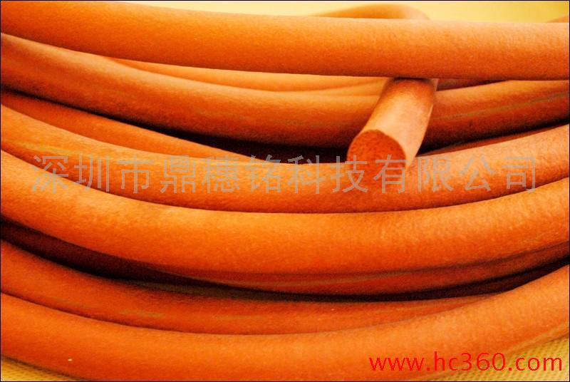 供应鼎穗铭硅胶发泡胶条 橙色