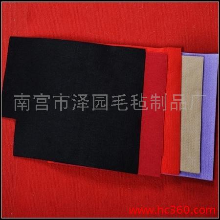 供应化纤毛毡+100％化纤|针织毛毡面料