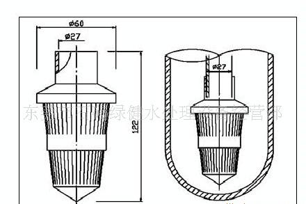 供应东莞上布水器,下布水器,上下布水器,过滤罐水帽