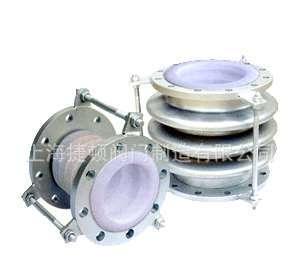 供应捷顿DN10法兰四氟补偿器聚四氟乙烯波纹管膨