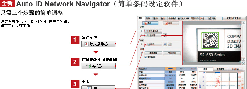 AUTO ID NETWORK NAVIGATOR （简单条码设定软件）