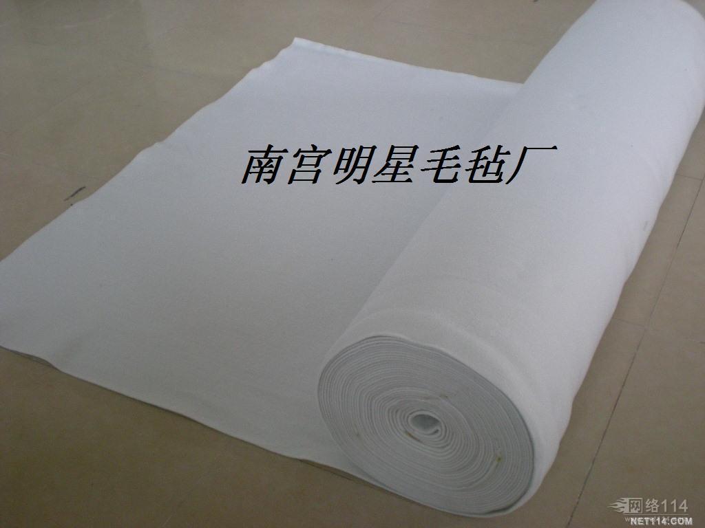 供应皮革印花机械、印花设备专用毛毡套、呢毯带
