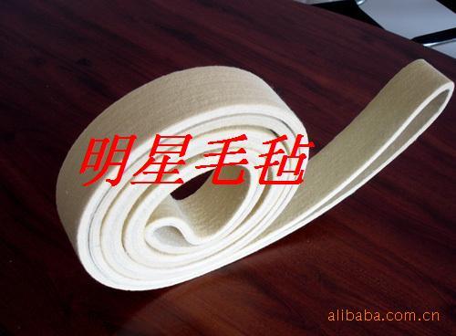 供应印花机械 玻璃印花机、皮革印花机械专用呢毯带 烫平机毛毡