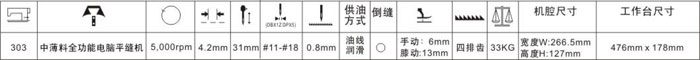 高速电脑平缝机