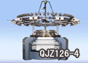 QJZ126-4四跑道单面圆纬机 