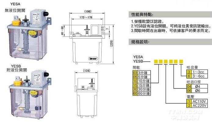 YESA/B自动活塞式注油机