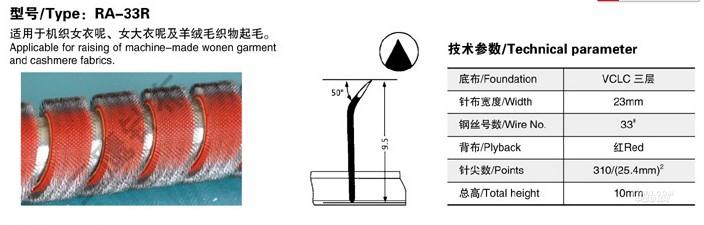 起毛针布系列 RA-33R