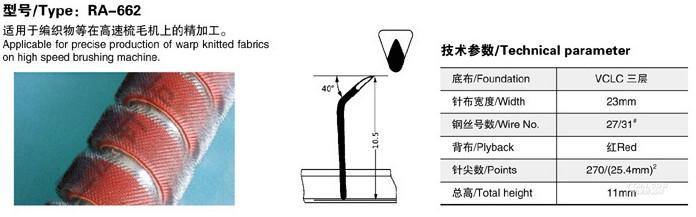 起毛针布系列 RA-662
