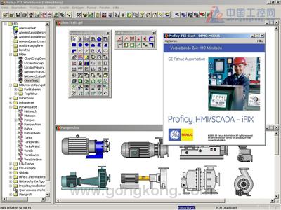 平台proficy ifix 5.0和webspace的中文、德文、